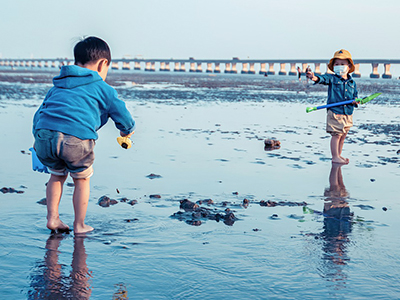 戶外親子旅遊潮間帶探索
